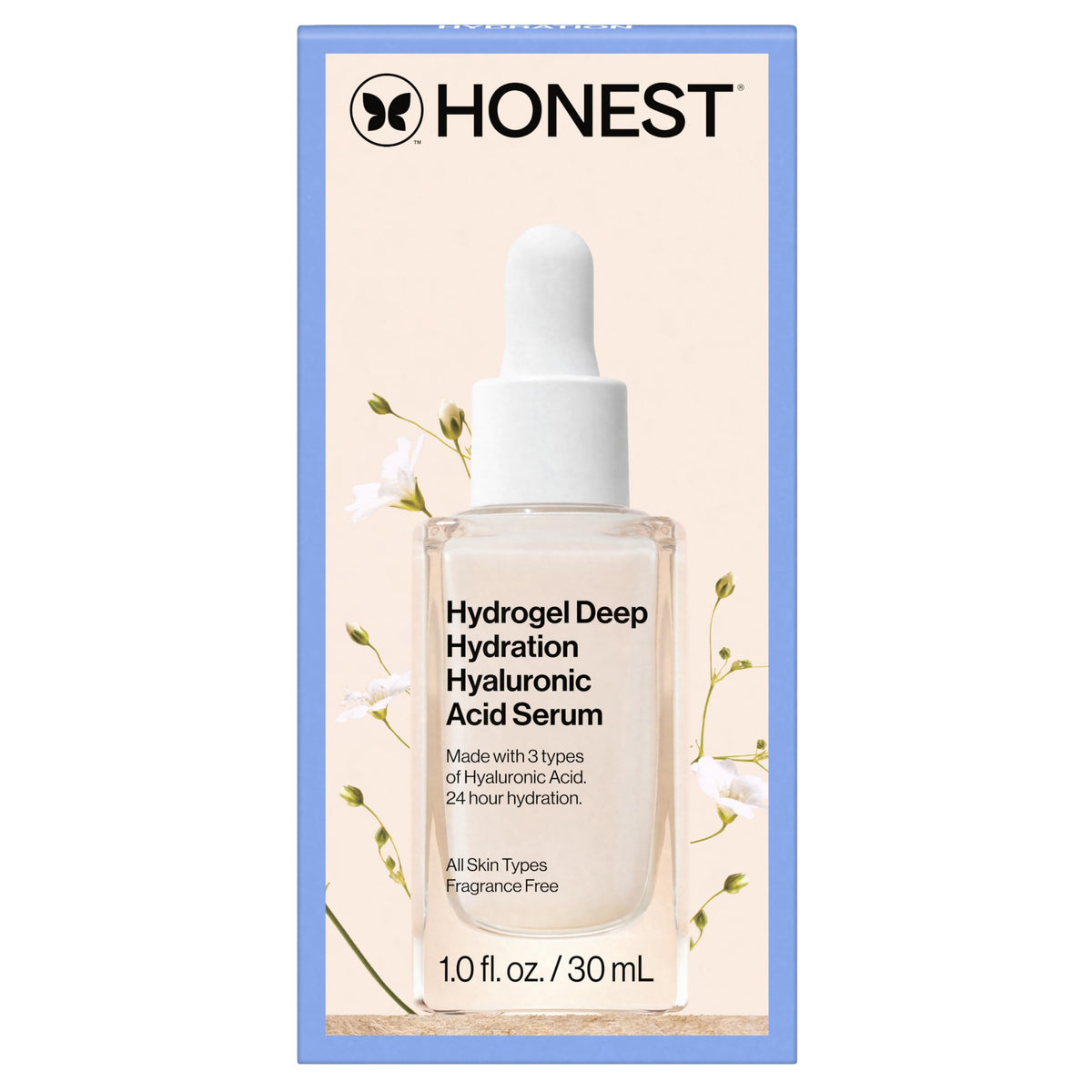 Honest Beauty applying serum to face in lifestyle setting for barrier support