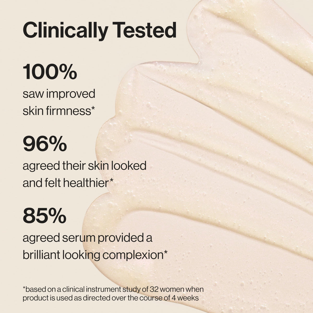 Light-reflecting pearl shimmer on skin demonstrating Honest Beauty instant glow