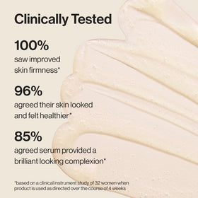 Light-reflecting pearl shimmer on skin demonstrating Honest Beauty instant glow