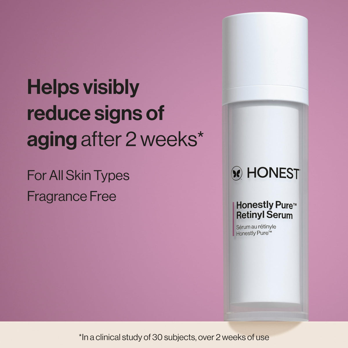 Honest Beauty pipette dispensing serum highlighting controlled application benefit