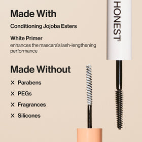 Honest Beauty primer wand detail showing smooth coating action