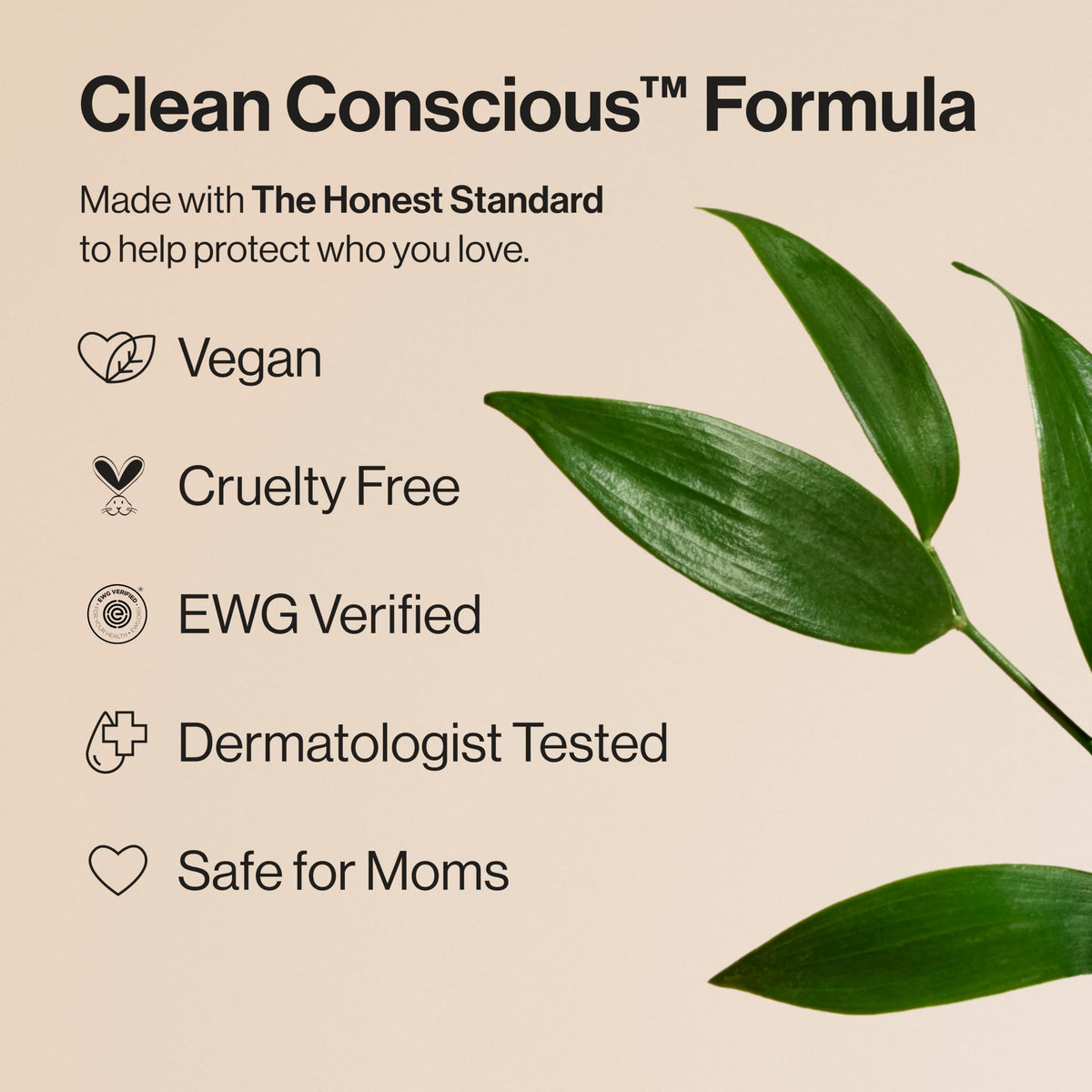 Honest Beauty products in hand to show travel size and packing ease
