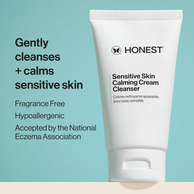 Honest Beauty pump dispenser close-up for easy, mess-free use benefit