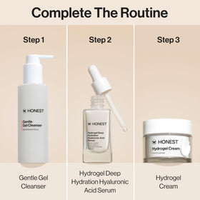 Honest Beauty on bathroom shelf lifestyle suggesting daily routine convenience