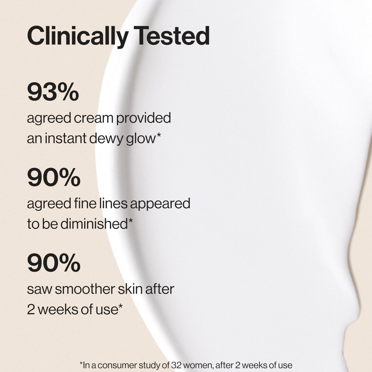 Honest Beauty ingredients label close-up highlighting hyaluronic acid and squalane