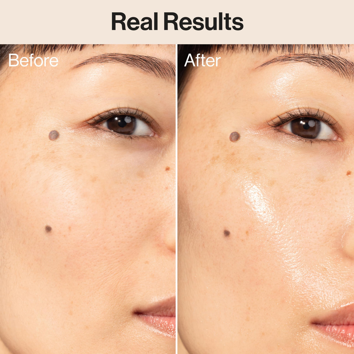 Honest Beauty open refill pod revealing hydrogel water cream inside for easy replacement