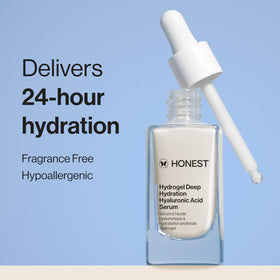 Honest Beauty dropper dispensing serum for precise, quick hydration