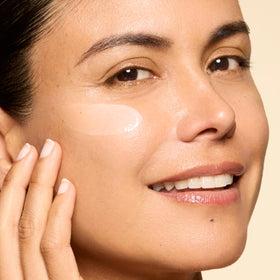 Honest Beauty serum paired with moisturizer and SPF signaling layered skincare benefit