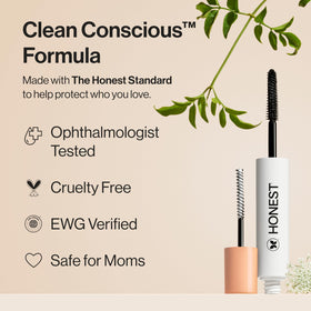 Honest Beauty formula texture swiped to show smooth consistency
