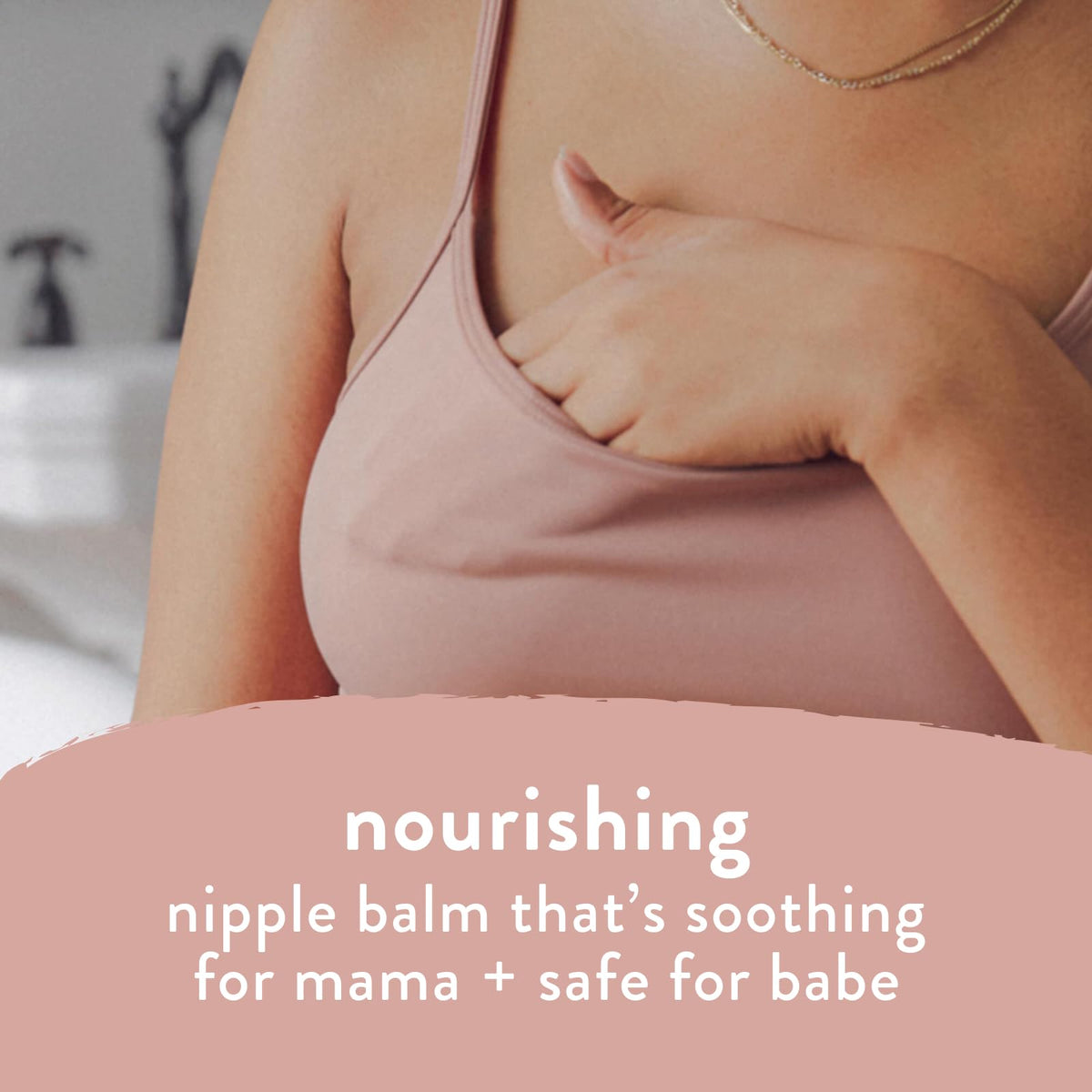 Honest Company Calm Your Nip Balm tube open showing applicator and soothing relief for nipples