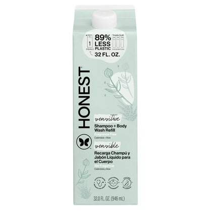 The Honest Company refill carton front packaging showing clear product branding and benefits