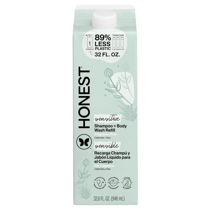 The Honest Company refill carton front packaging showing clear product branding and benefits