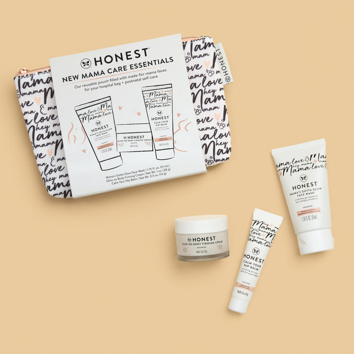 Honest Company Gotta Glow face and body wash close-up showing gel texture and gentle exfoliation benefit