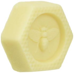 Honey House Naturals Vanilla Bee Bar close-up of bar melting on skin for easy moisturizing
