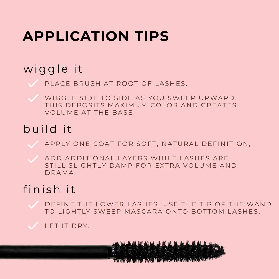 Honeybee Gardens on vanity demonstrating easy daily application and long-wear benefit