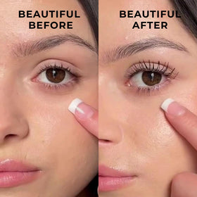 Honeybee Gardens creamy mascara texture swatch showing smooth, buildable formula