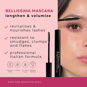 Honeybee Gardens wand and brush detail delivering precise, clump-free application