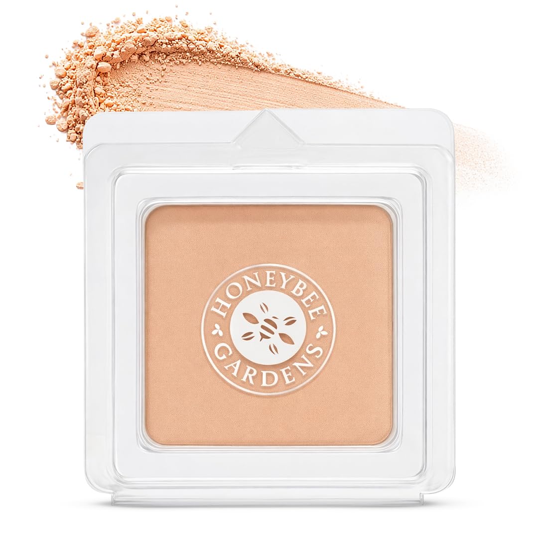 Honeybee Gardens front packaging showing Malibu Medium Olive shade and refill benefit
