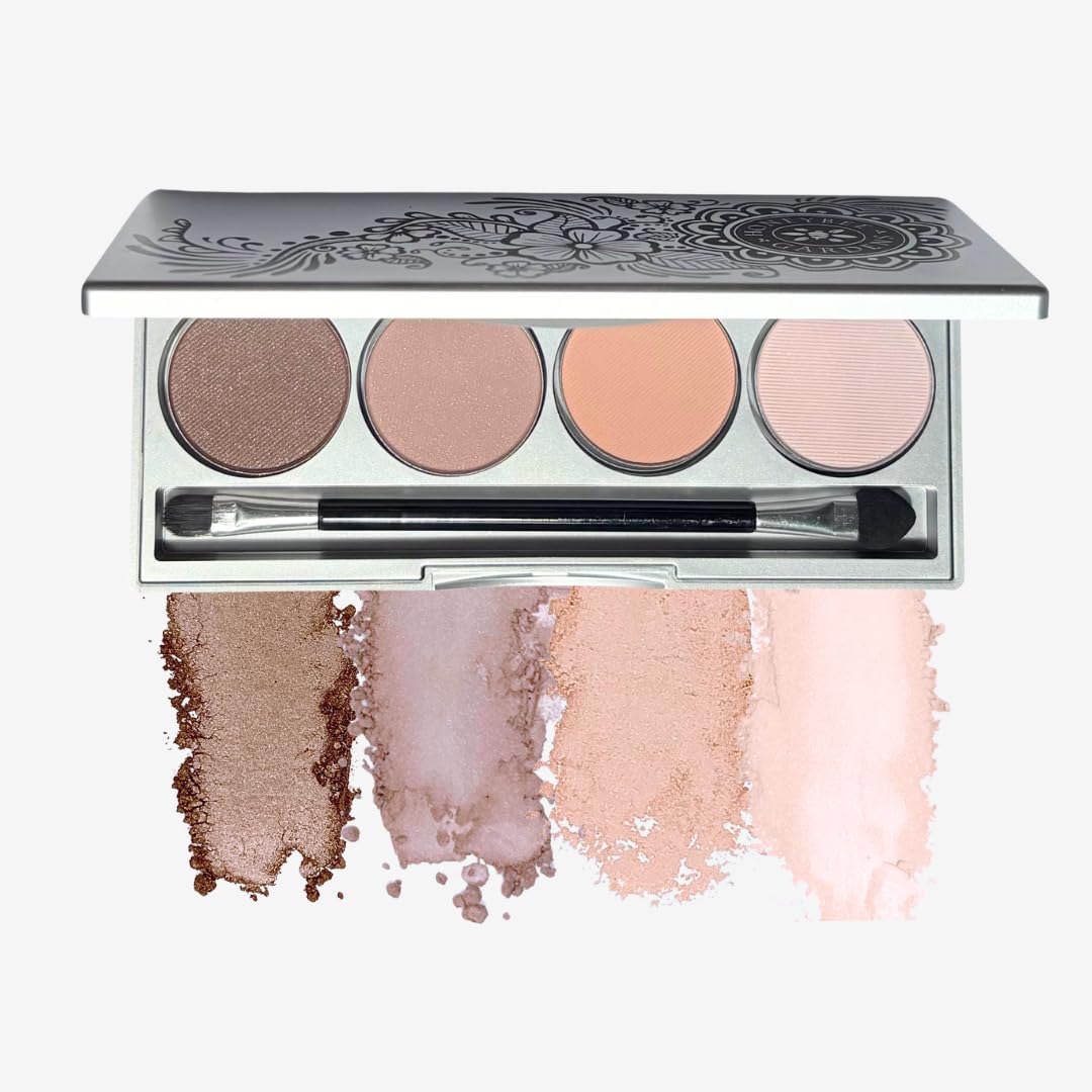Honeybee Gardens palette front packaging showing compact and eco benefit