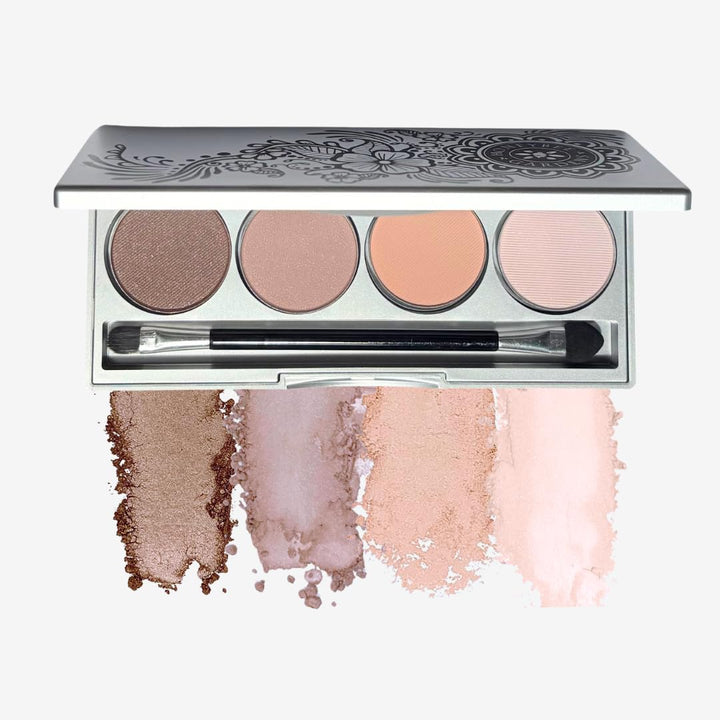 Honeybee Gardens palette front packaging showing compact and eco benefit