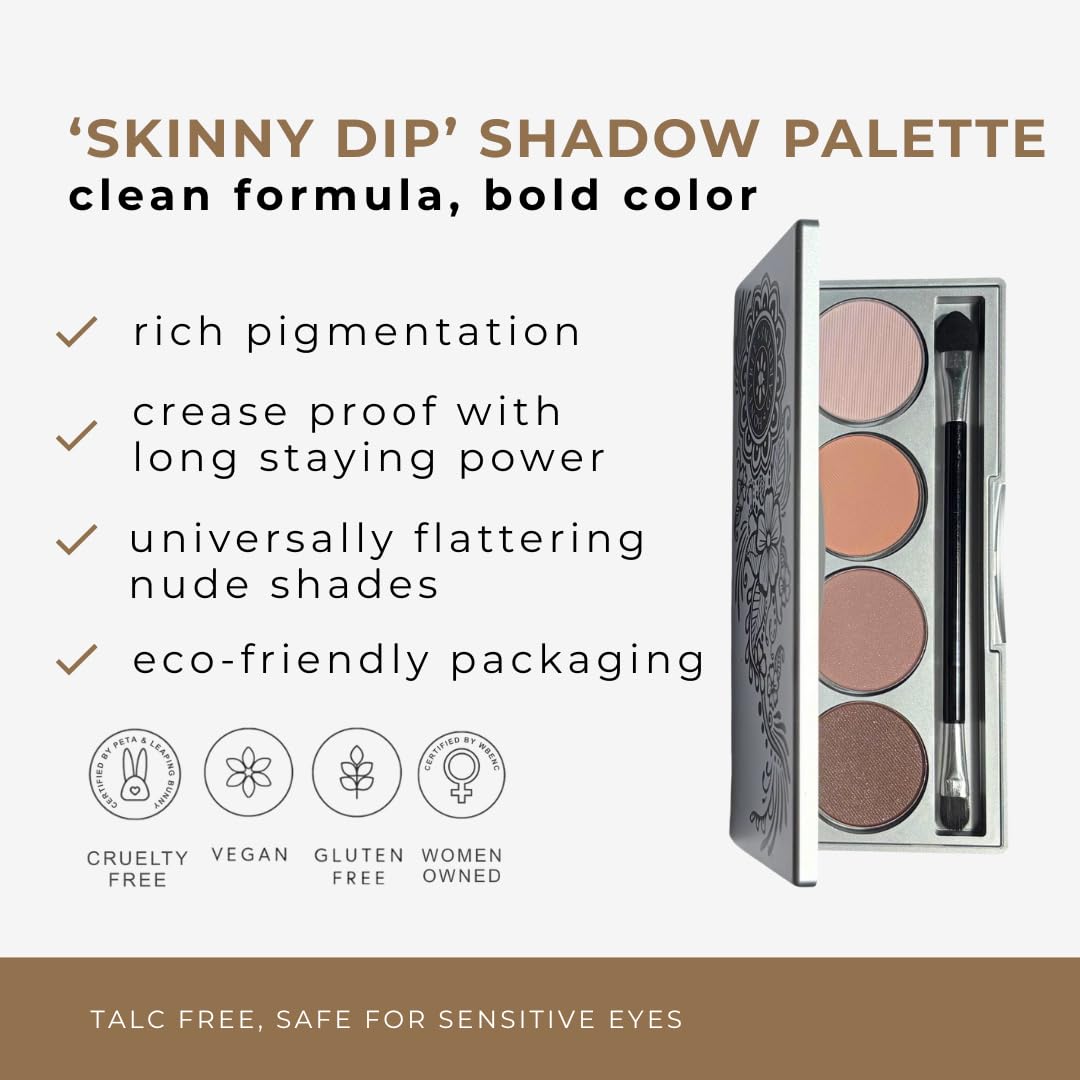 Honeybee Gardens open palette top-down view highlighting four shades