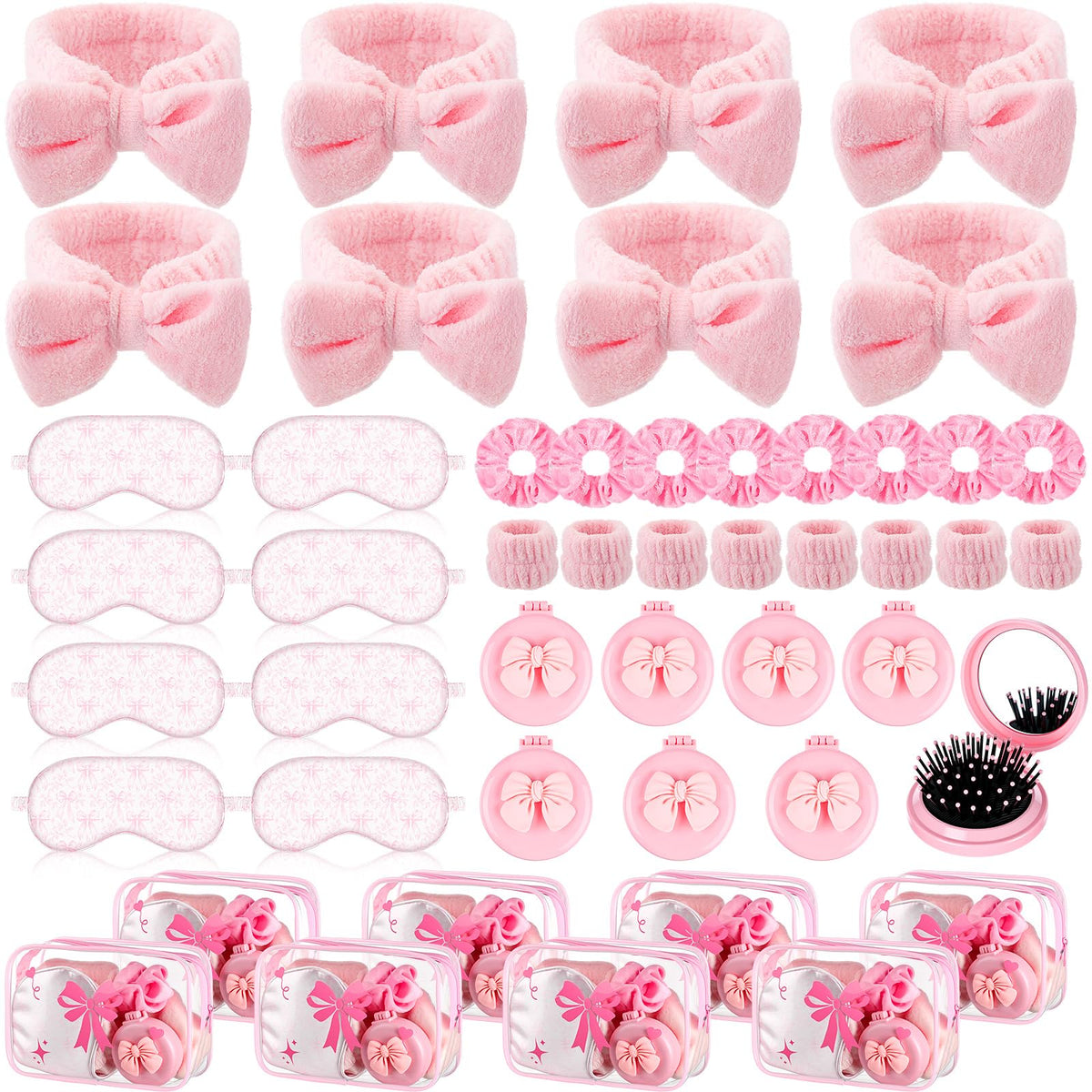 Honeydak front packaging showing pink bow set, pretty presentation benefit