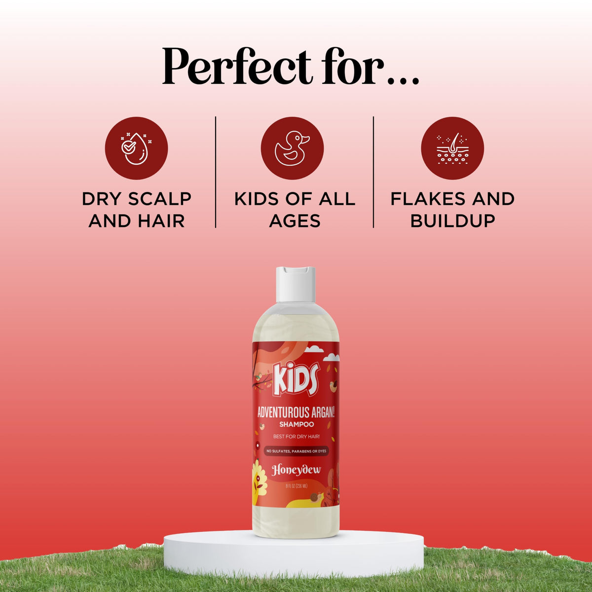 HONEYDEW after-wash shiny hair showing softness and improved manageability