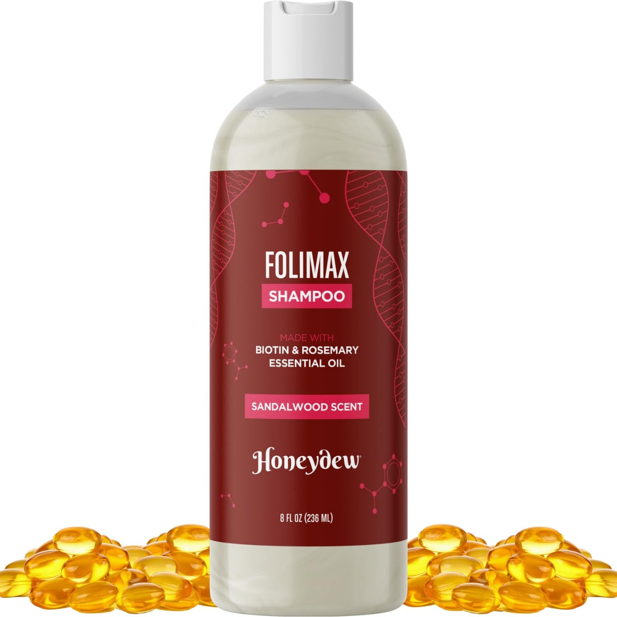 HONEYDEW Folimax front packaging showing volumizing shampoo benefit