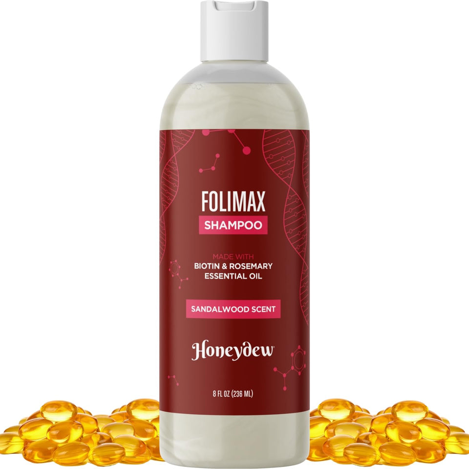 HONEYDEW Folimax front packaging showing volumizing shampoo benefit