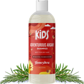 HONEYDEW front packaging showing kid shampoo benefits and gentle formula
