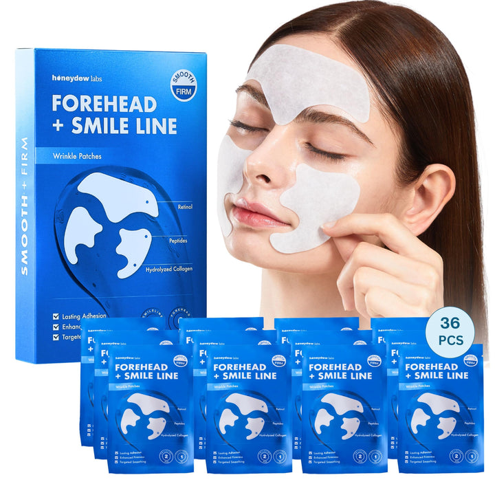 Honeydew Labs front packaging showing product name and patch count, clear benefits