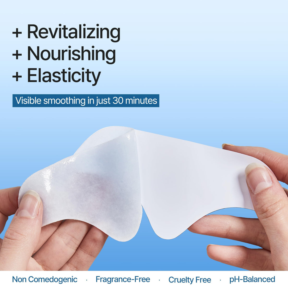 Honeydew Labs patch held in hand to show size and reuse-ready single-use scale