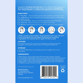 Honeydew Labs patch on sensitive skin model illustrating gentle, hypoallergenic use