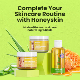 Honeyskin lifestyle on beach depicting after-sun care and refreshment