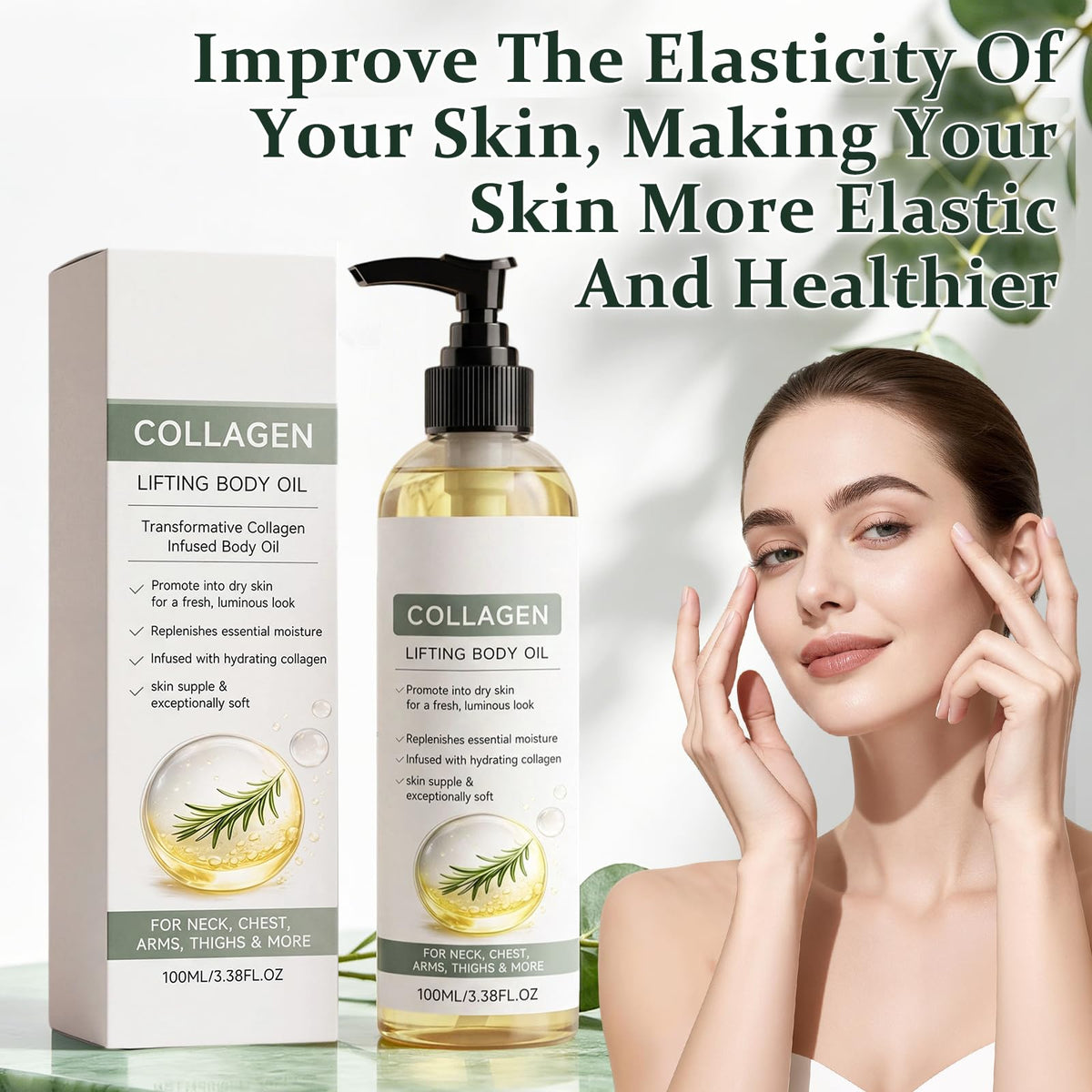 HONGYUNDA label close-up highlighting collagen and polypeptides