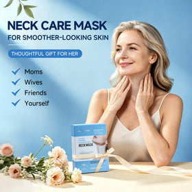 HONLINK neck mask displayed on bathroom shelf in a lifestyle setting
