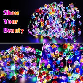 HONLYNE DIY decorated crown with ribbons showing personalization options and creativity