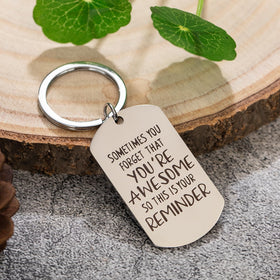 Honxicur keyring and card detail emphasizing personalization and daily reminder