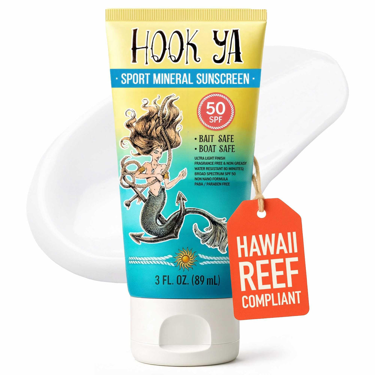 Hook'Ya active sports lifestyle on boat illustrating sweat resistance