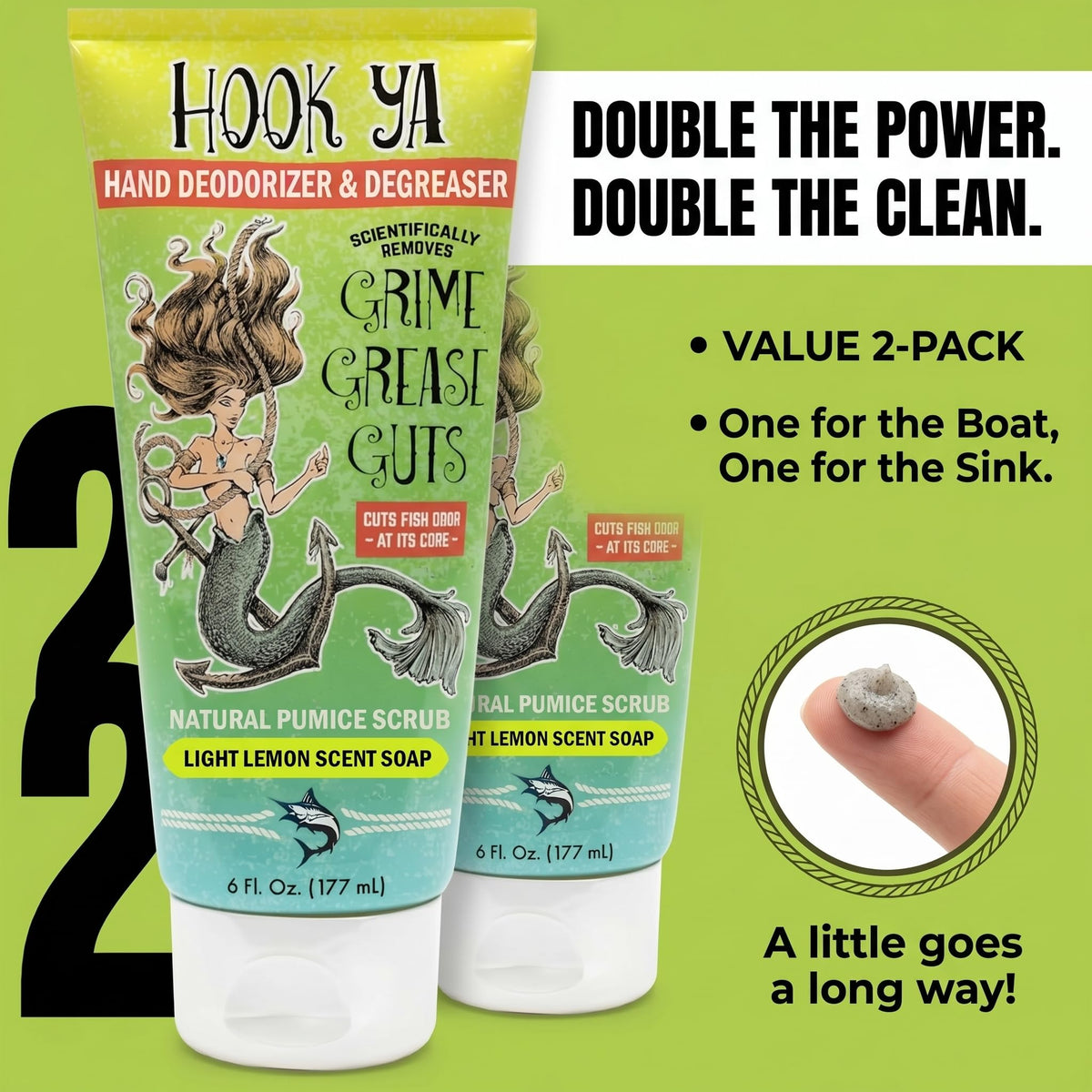 Hook'Ya at camp kitchen removing fish and food odors effectively