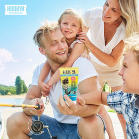 Hook'Ya tubes in travel pouch highlighting TSA-ready convenience
