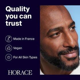 HORACE face firming gel with Kakadu plum and wild ginger representing antioxidant benefits