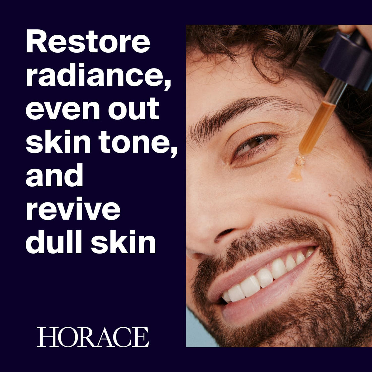 HORACE pipette dispensing serum for precise application and control