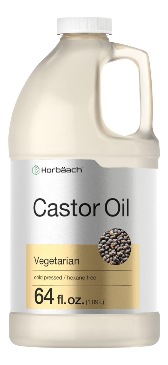 Horbäach front bottle showing large 64oz size and clean packaging benefit
