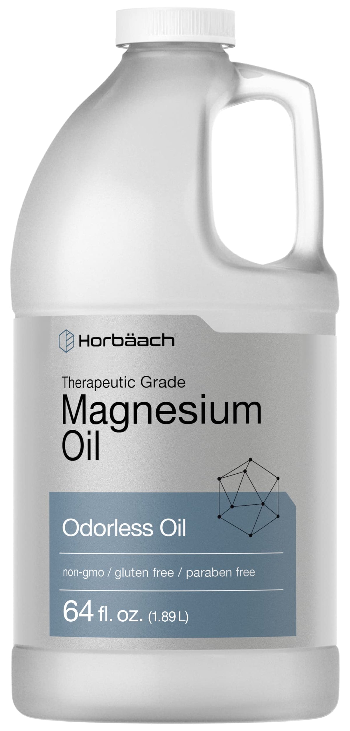 Horbäach front packaging showing 64 fl oz bottle and brand benefits