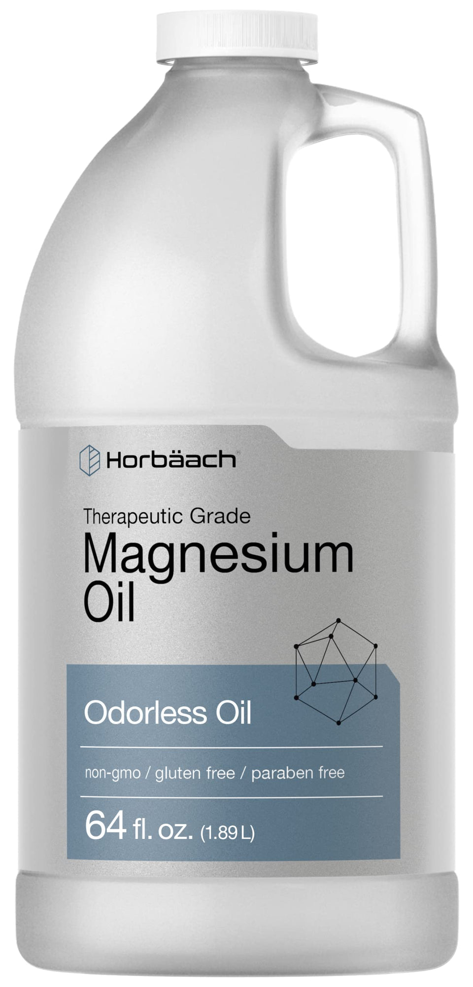 Horbäach front packaging showing 64 fl oz bottle and brand benefits