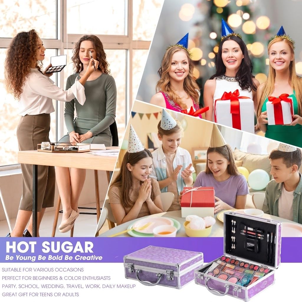 Hot Sugar brushes and tools neatly arranged for easy beginner application