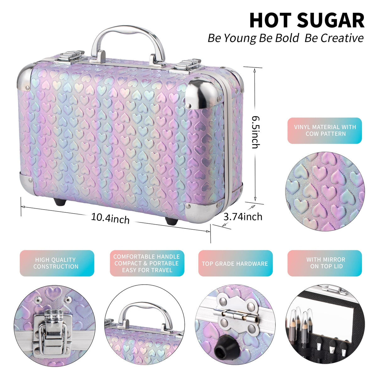 Hot Sugar open eye shadow palette displaying color variety for versatile looks