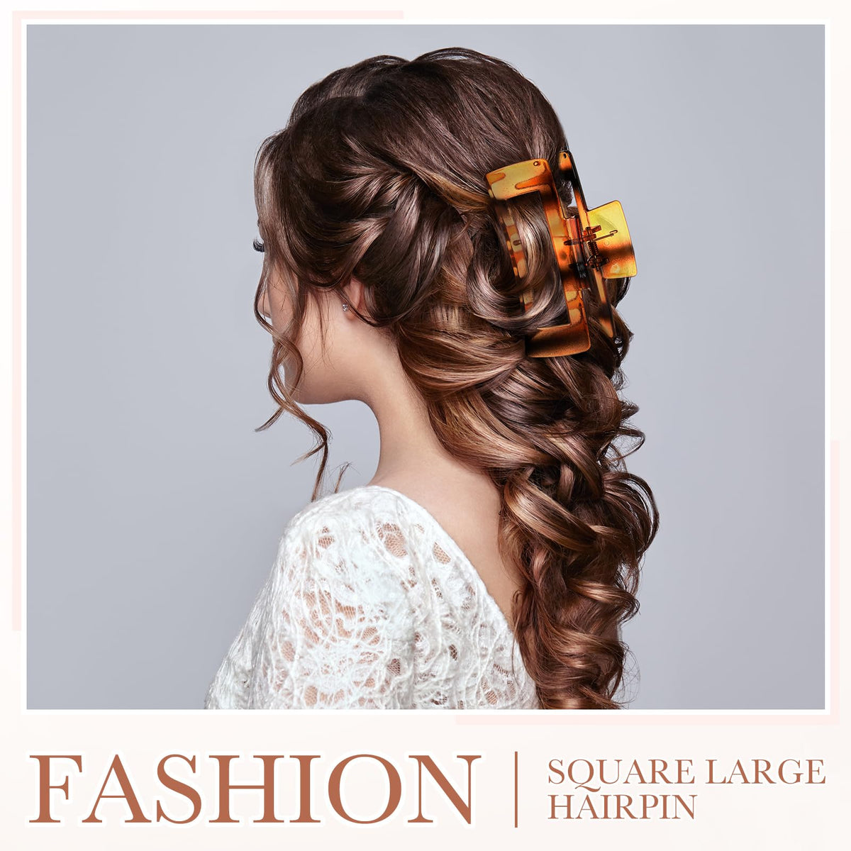 Hoteam used to create a half-up hairstyle demonstrating secure everyday styling