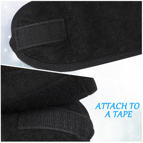 Hoteam headband used in shower keeping hair dry and protected during cleansing benefit
